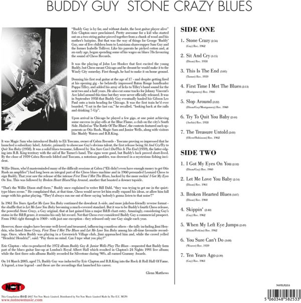 Stones Planet LP Buddy Guy Stone Crazy Blues Blue Vinyl